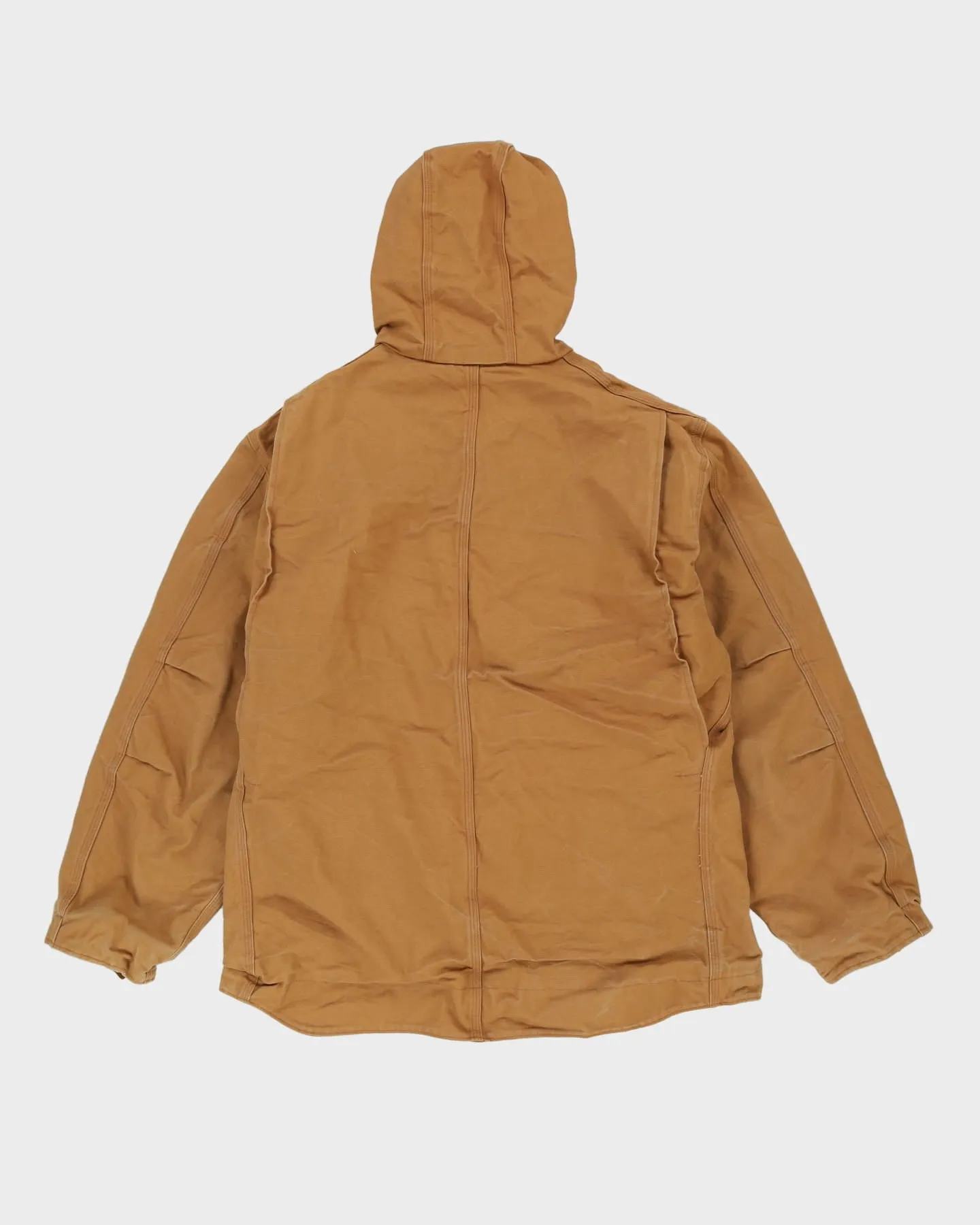 00s Carhartt Beige / Tan Workwear / Chore Jacket - L