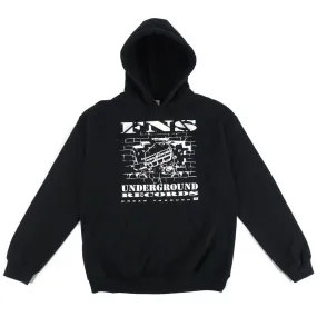 40'S AND SHORTIES UNDERGROUND HOODIE -BLACK