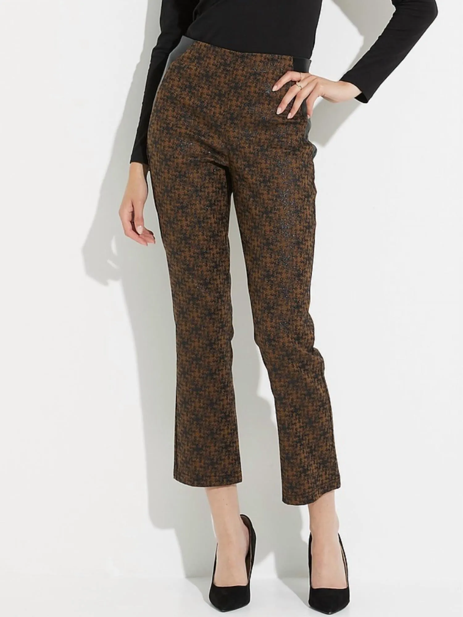 '78 Ankle Pant In Black Brown