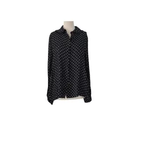 adL Black & White Printed Button-down Top | Gently Used |