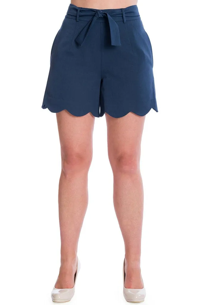 Ahoy Scallop Shorts