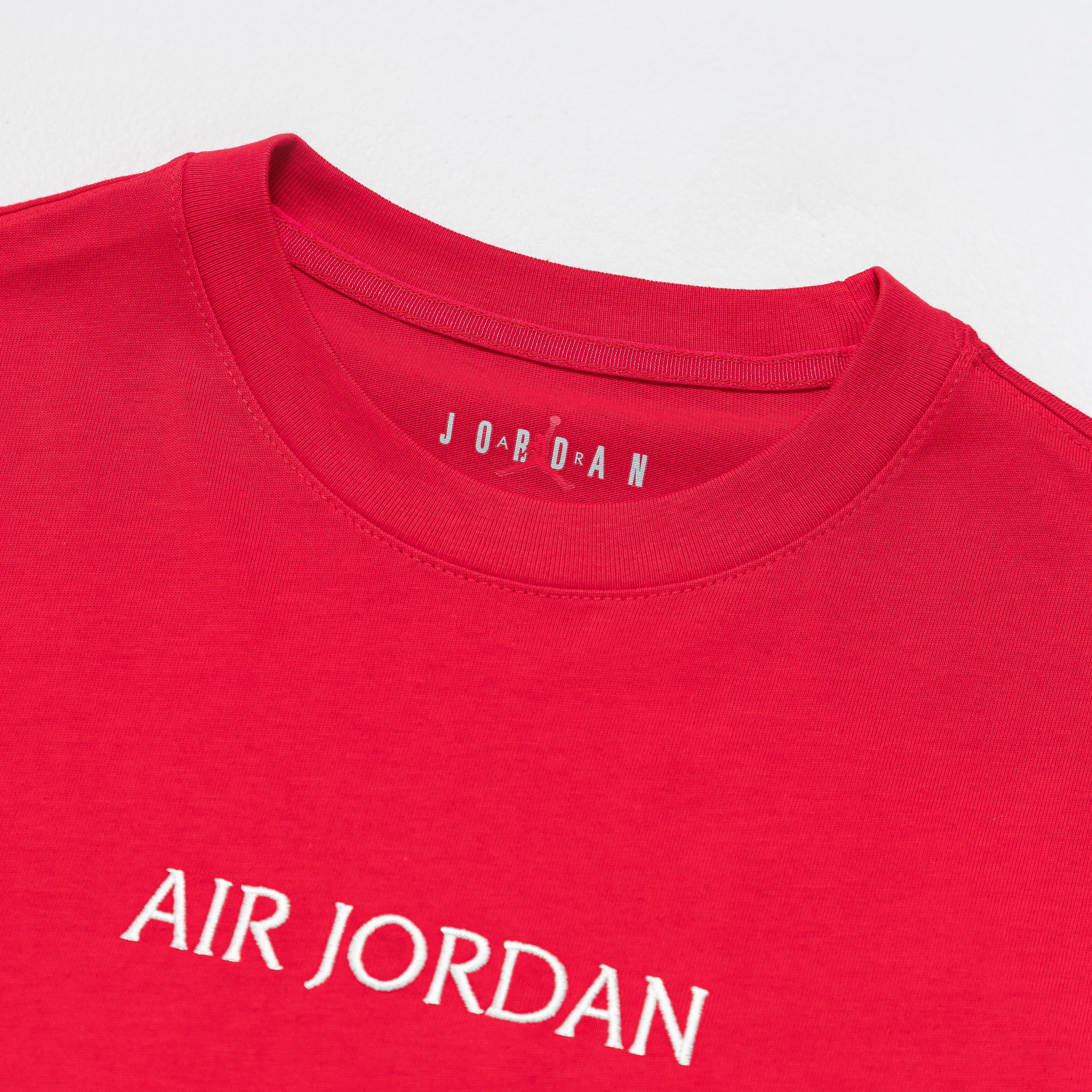 Air Jordan Tee - Fire Red/Sail