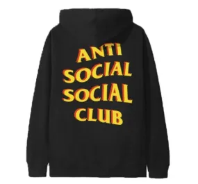 ANTI SOCIAL SOCIAL CLUB BLACK / YELLOW HOODIE