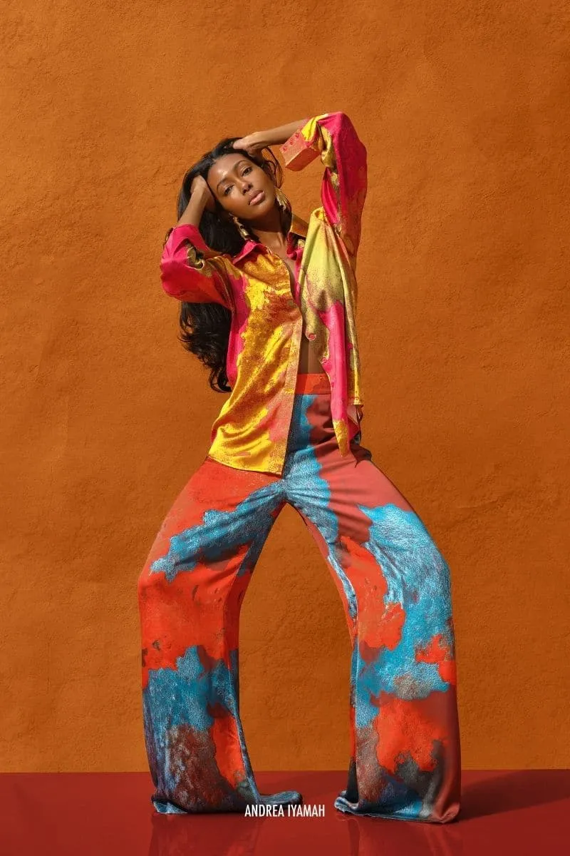 ARA FULL LENGTH MULTICOLOR PANTS