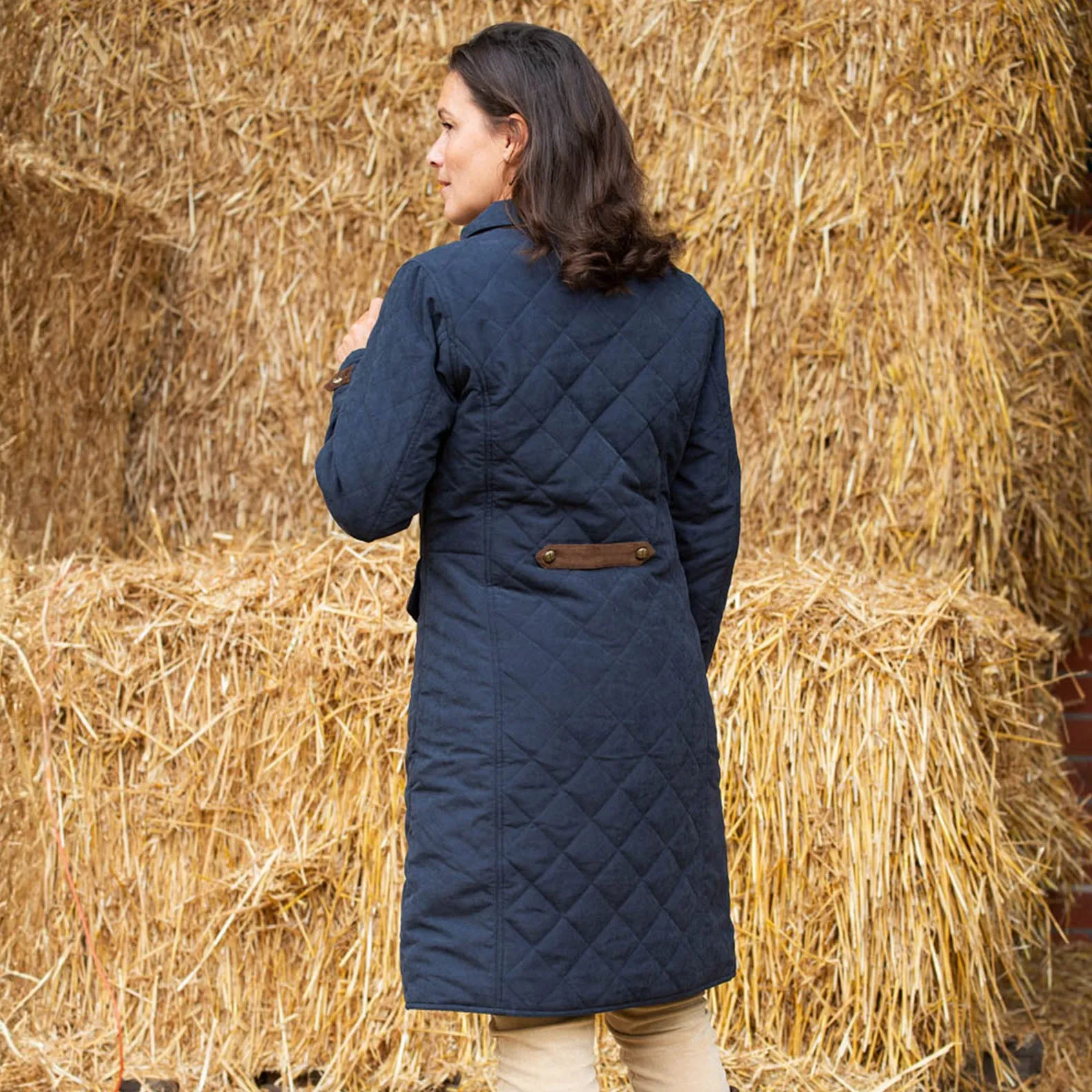 Baleno Audrey Long Quilted Coat