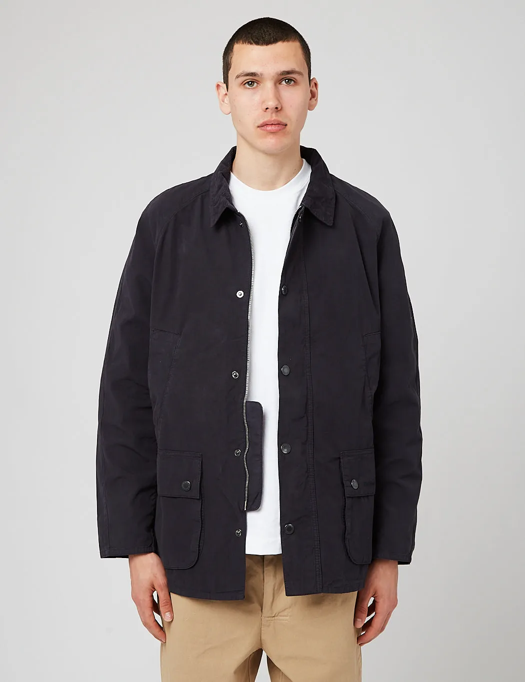 Barbour Ashby Casual Jacket - Navy Blue