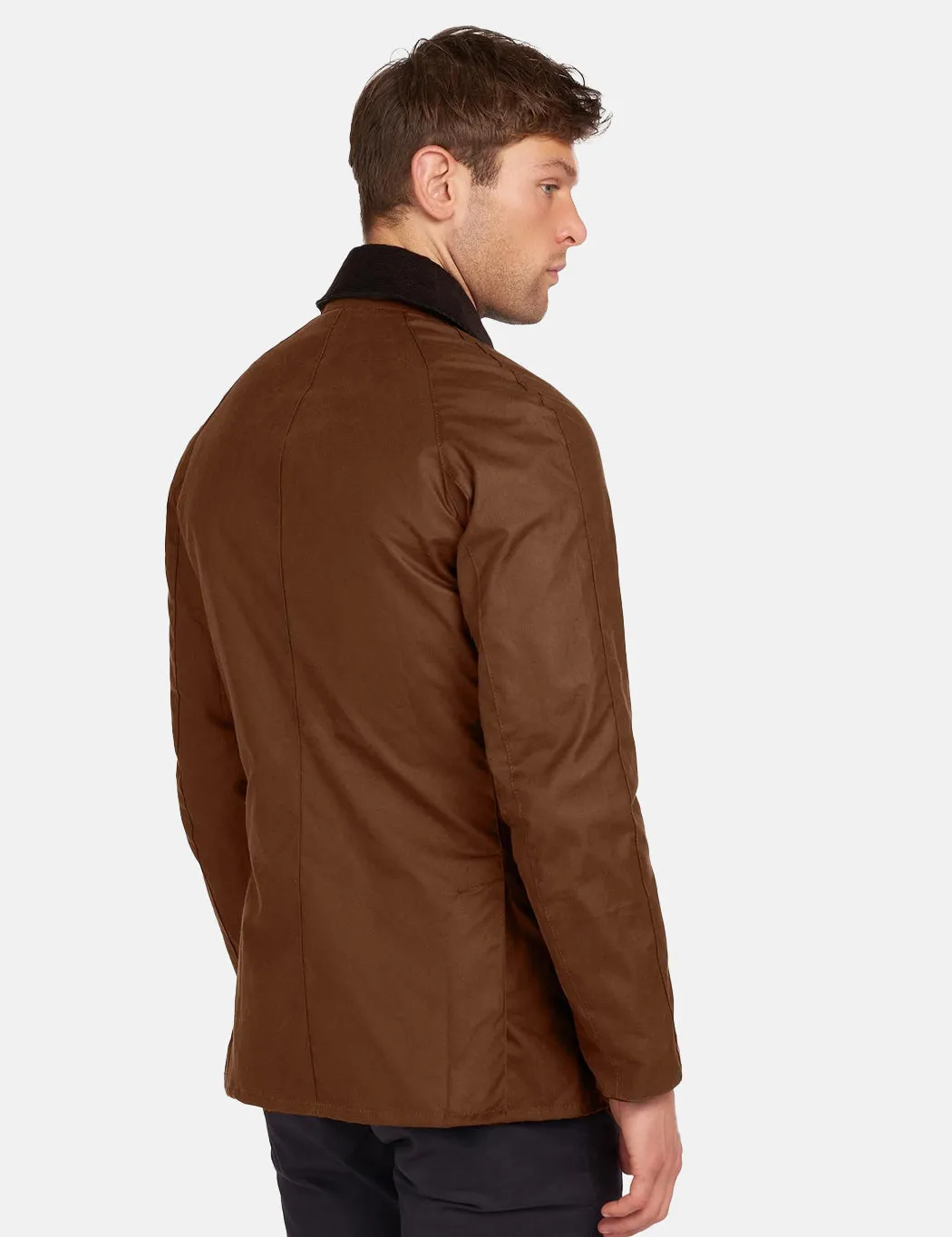 Barbour Ashby Wax Jacket - Bark Brown