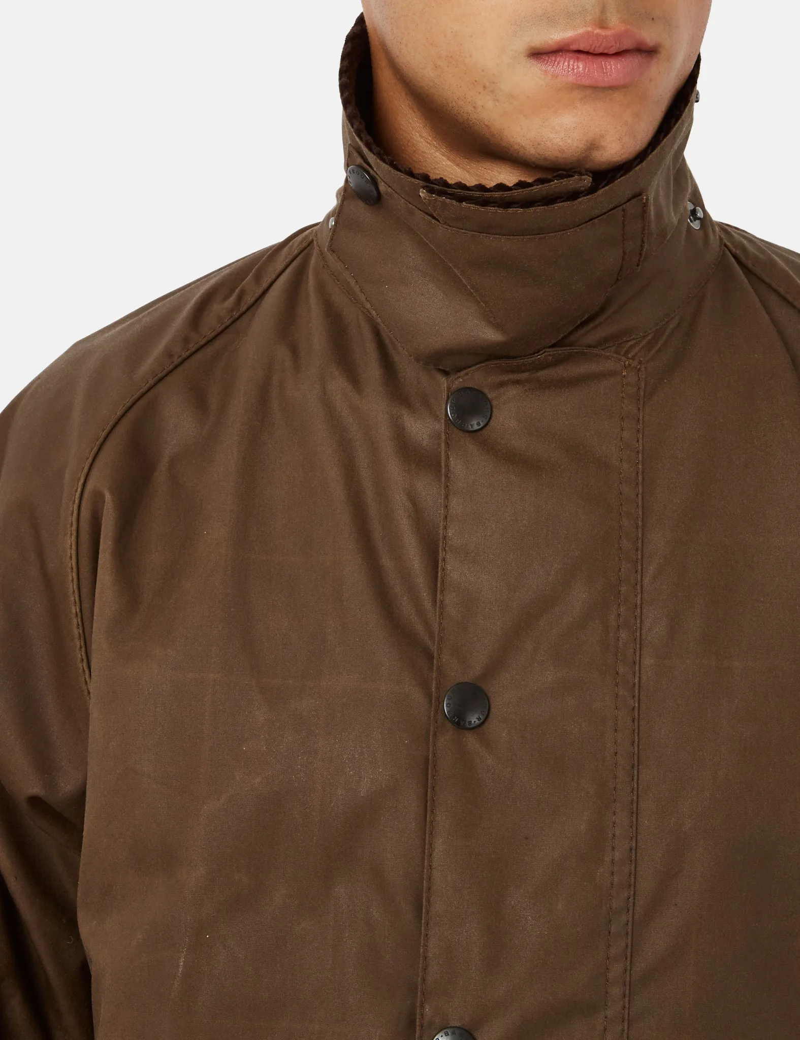 Barbour Beaufort Wax Jacket - Bark Brown