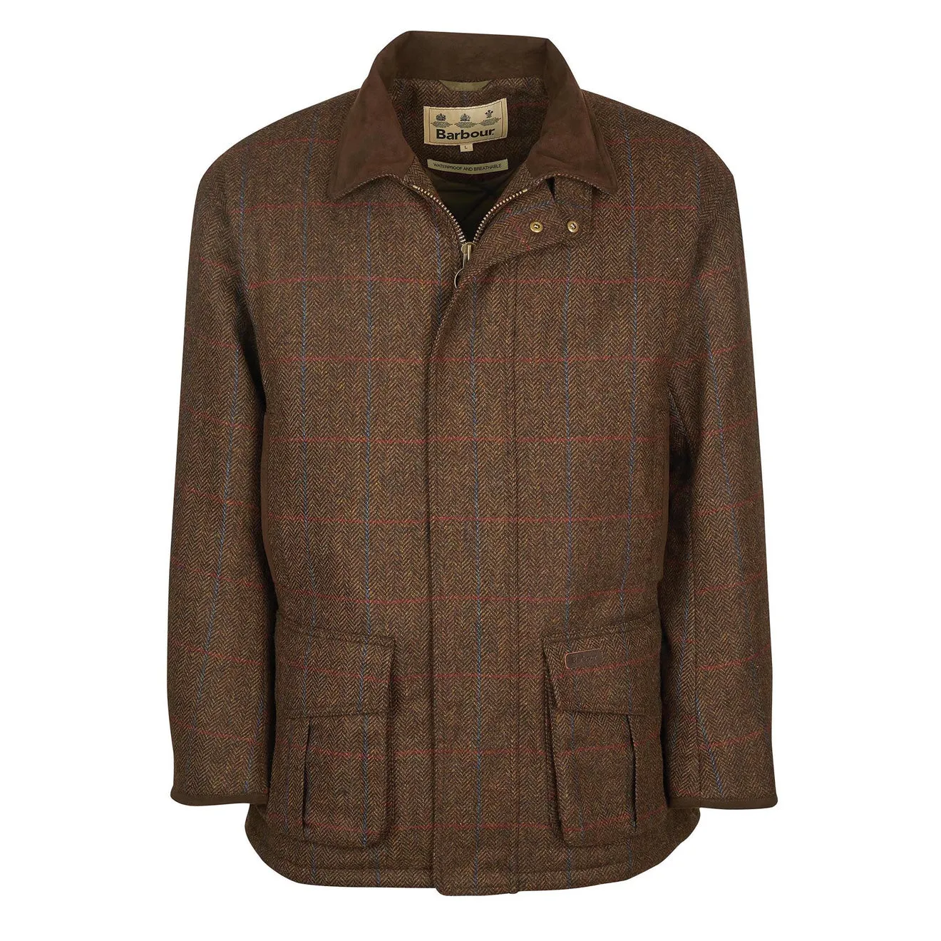 Barbour Penrith Wool Jacket Brown Check