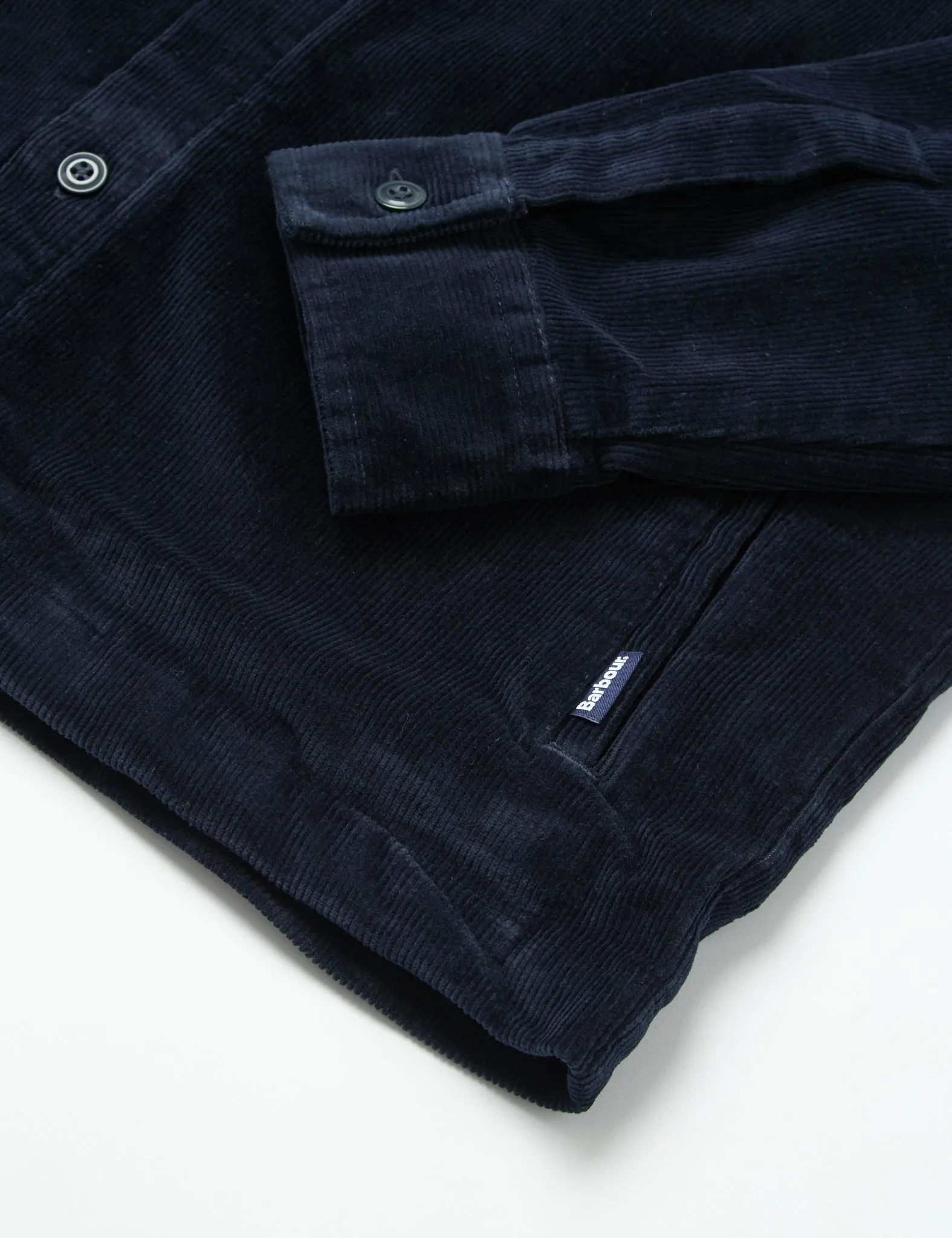 Barbour Shirt Jacket (Cord) - Navy Blue