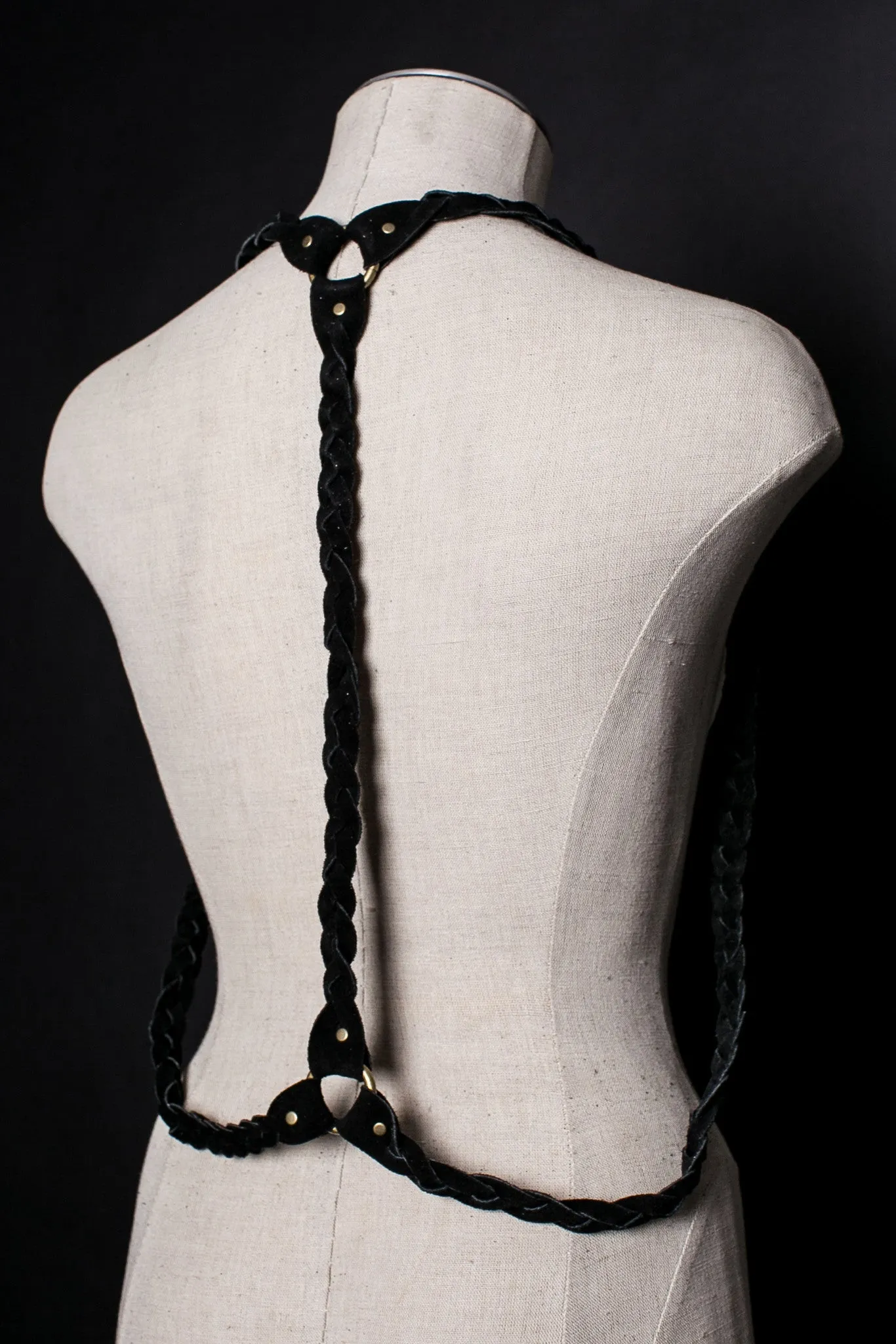 Braided Suede Harness