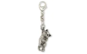 British Shorthair Zipper Pull Jewelry Sterling Silver Handmade Cat Zipper Pull BRS3-ZP