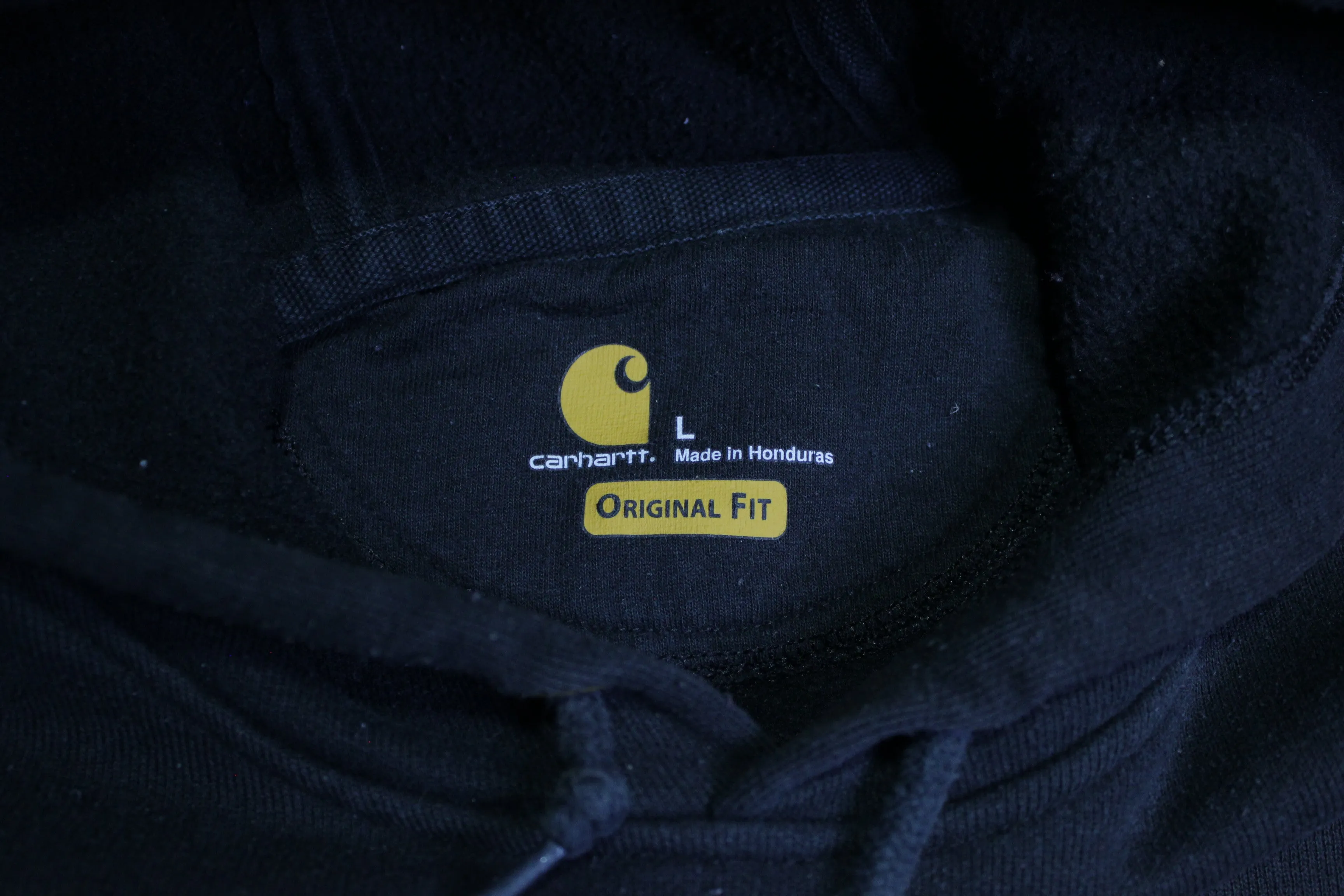 Carhartt K288 BLK Black Pullover Construction Hoodie Sweatshirt