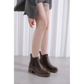 Classic Zipper Ankle Boots