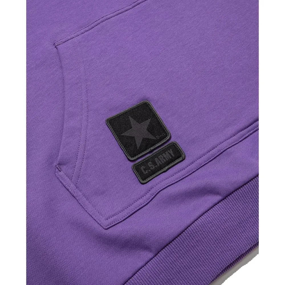 CLOT TEE C.S.ARMY HOODIE-PURPLE