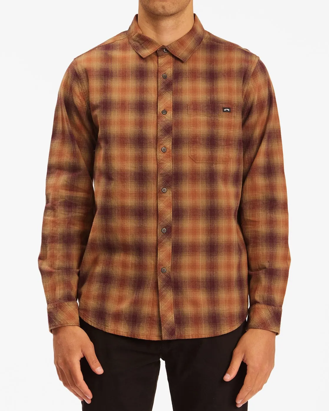 Coastline Long Sleeve Plaid Shirt Men's