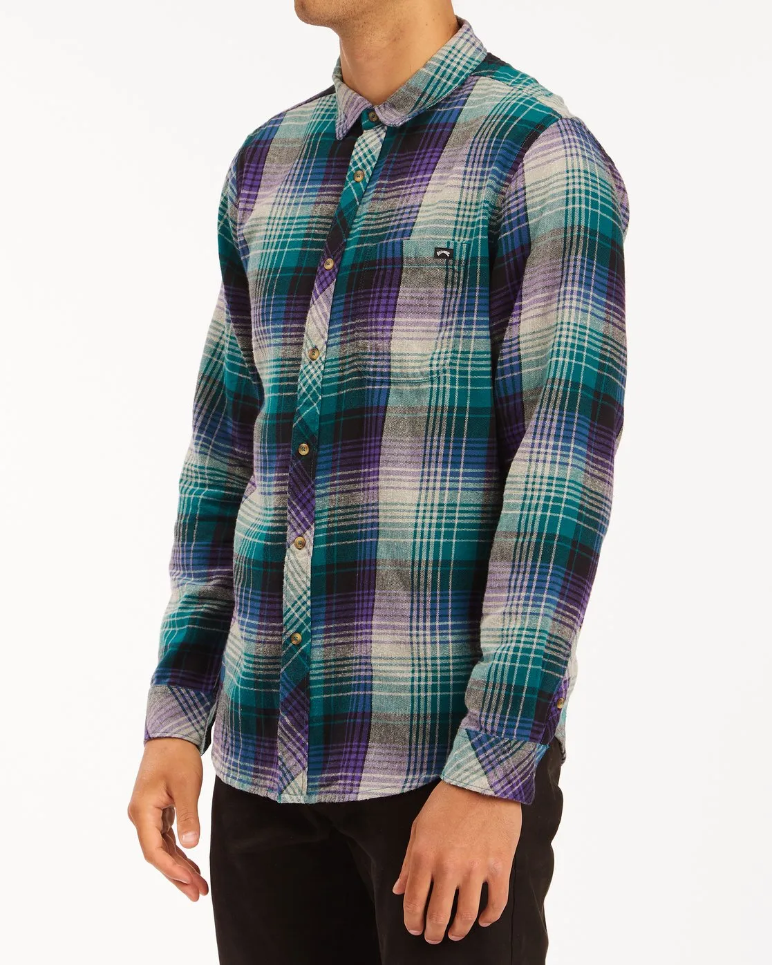 Coastline Long Sleeve Plaid Shirt Men's