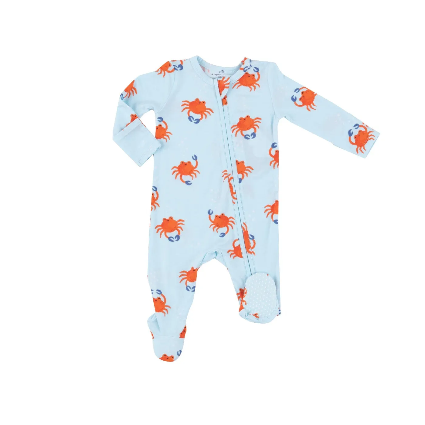 Crabby Cuties Two-Way Zipper Footie by Angel Dear