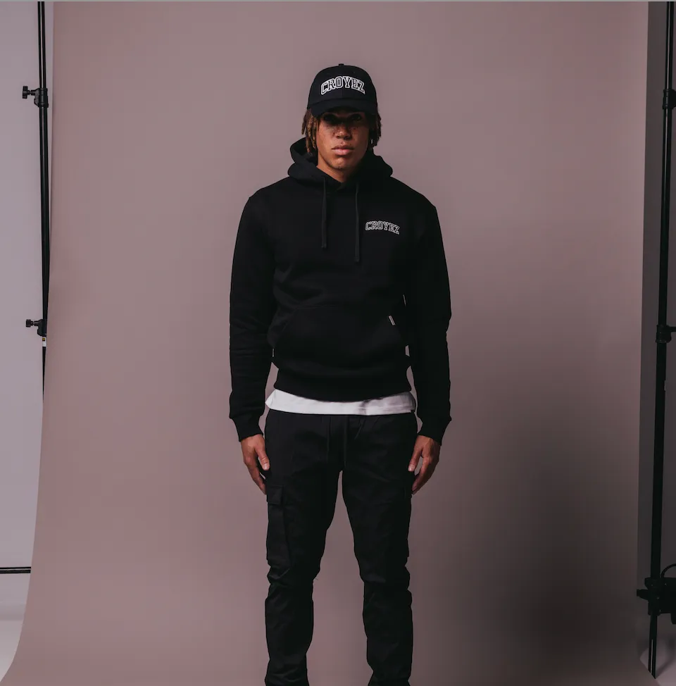 CROYEZ ARCH HOODIE - BLACK