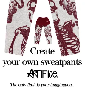 CUSTOM YOUR OWN SWEATPANTS ARTIFICE.