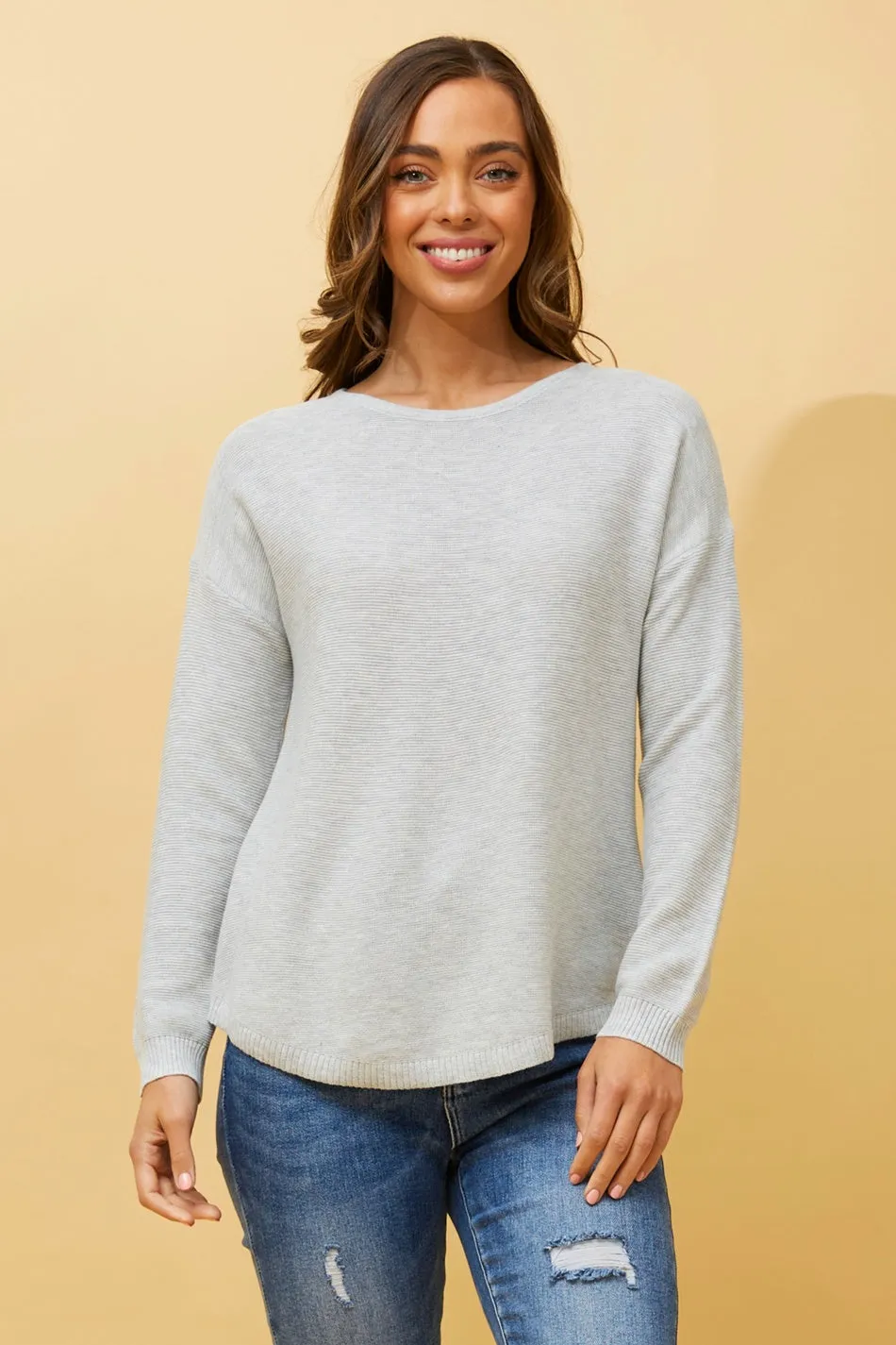 DARYLE SOLID KNIT JUMPER