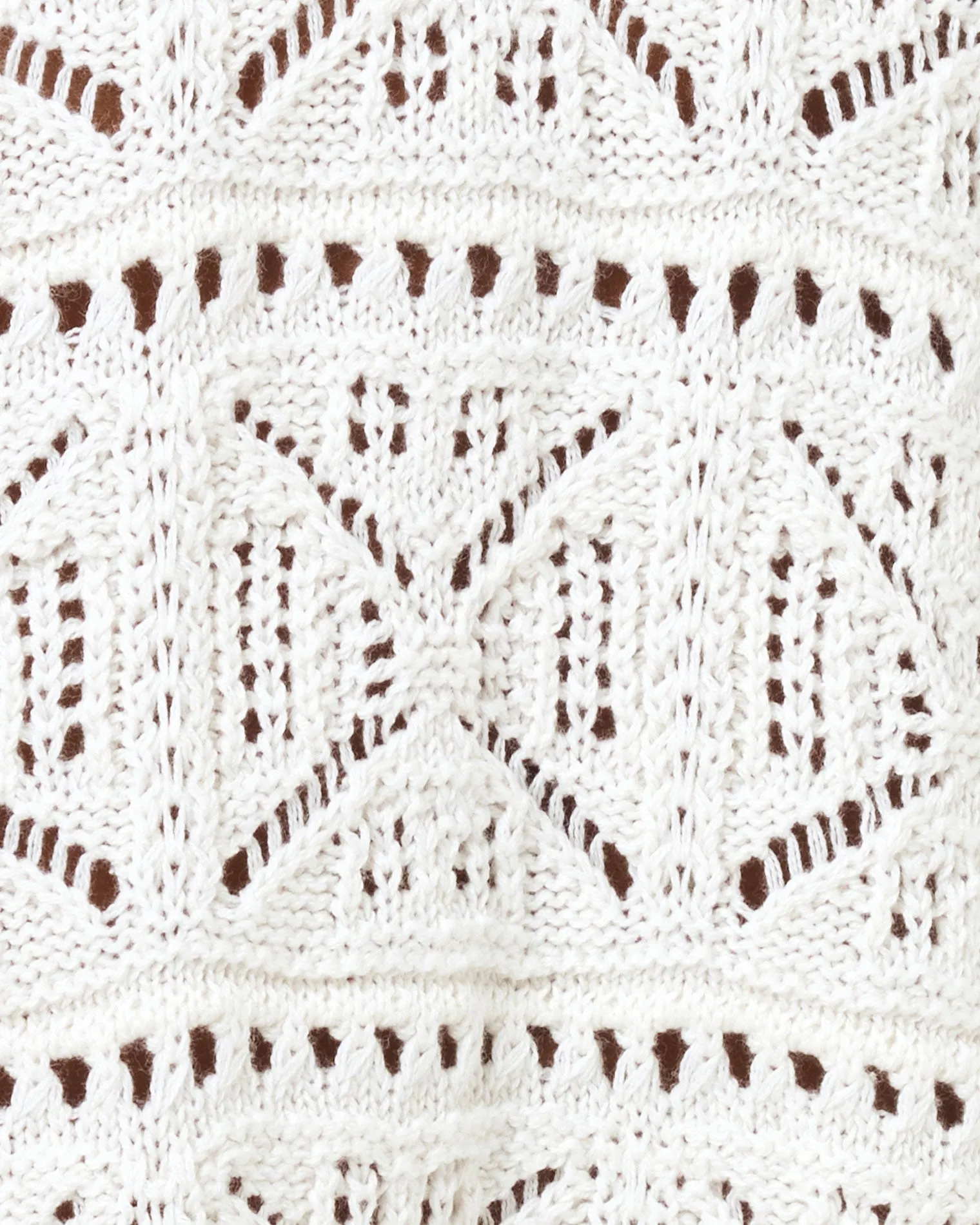 Diamond Eyes Sweater - Cream