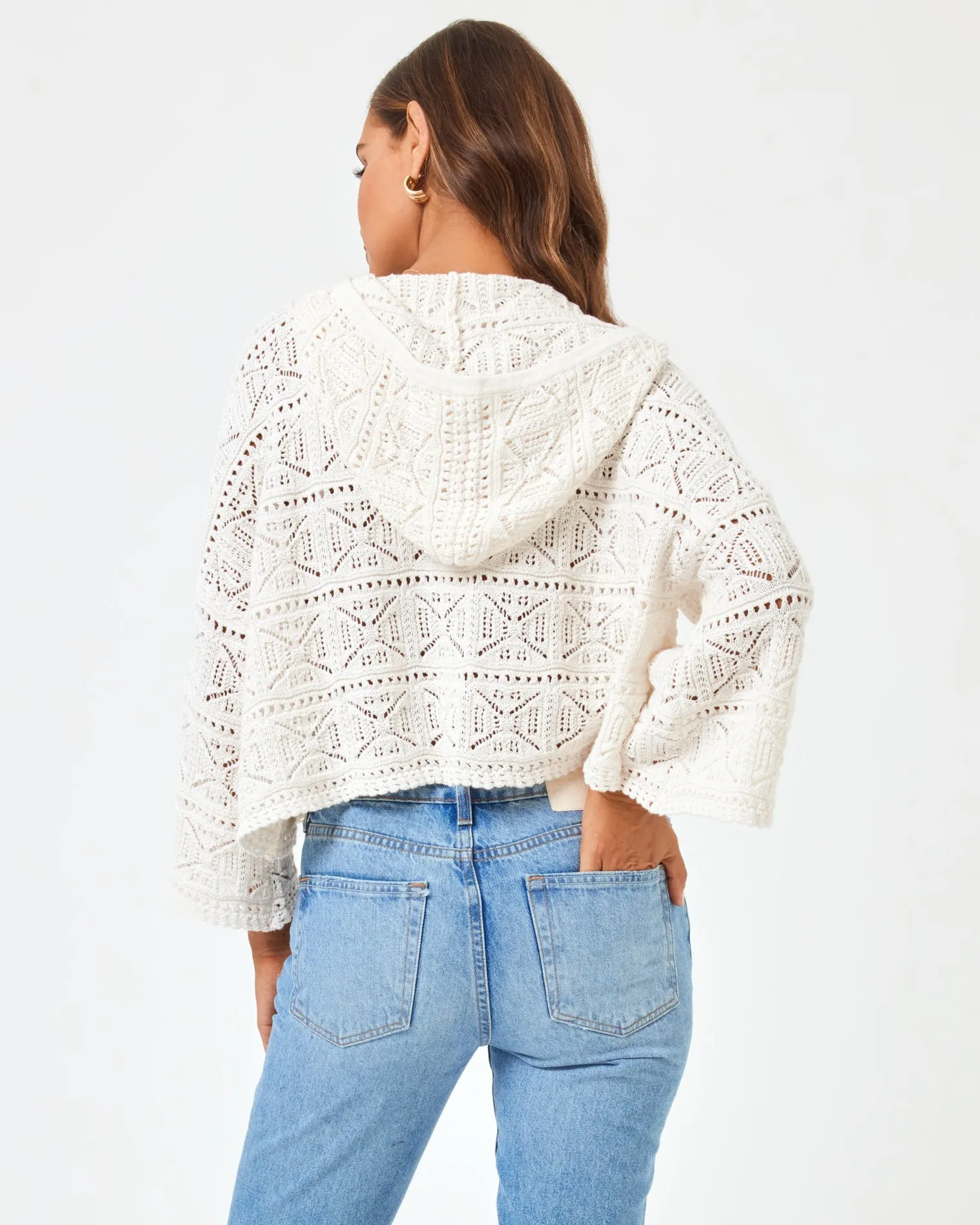 Diamond Eyes Sweater - Cream