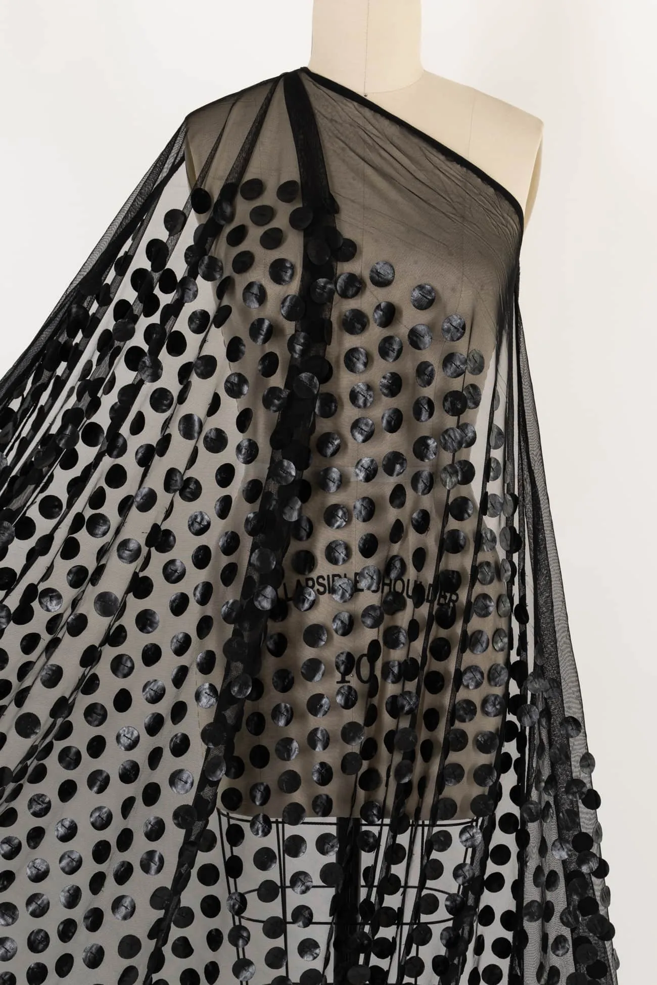 Dimensional Dots Lace Mesh