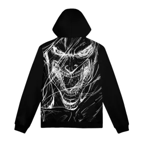 Dolly Noire Hoodie Attack Titan Sketch sw496-gq-01 black