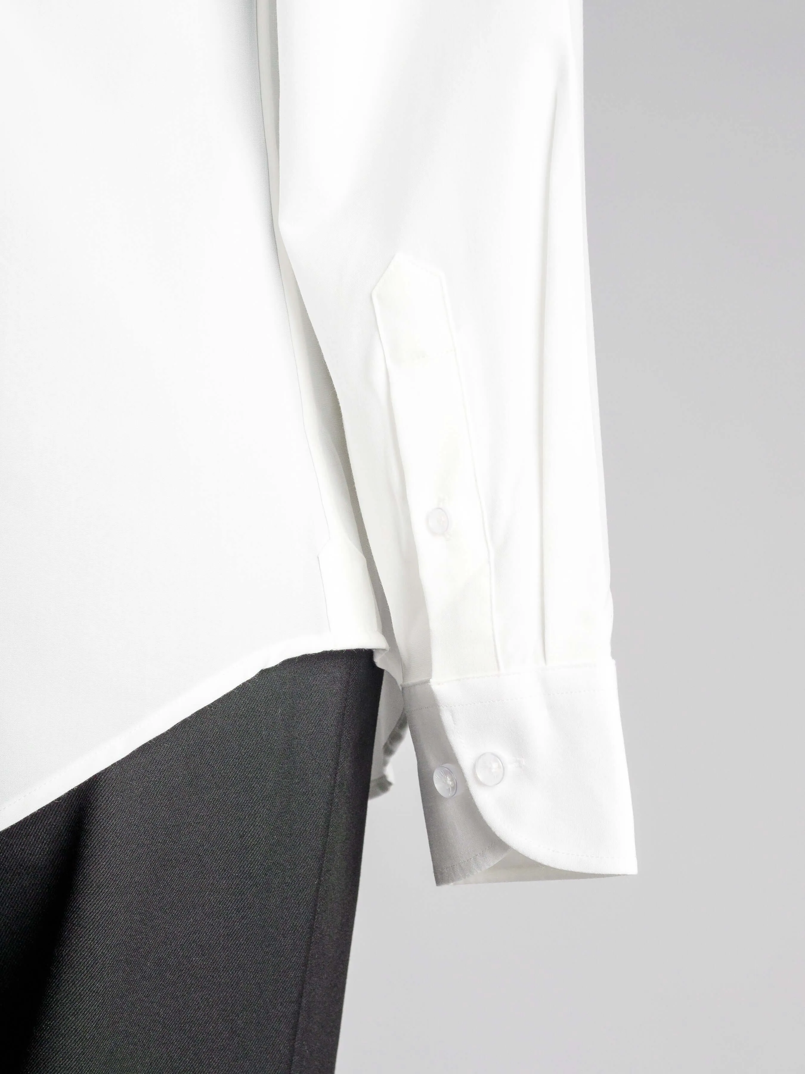 Elio Formal Shirt - White Button-Down Collar