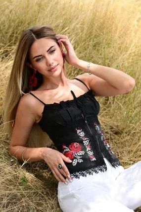 Embroidered Corset