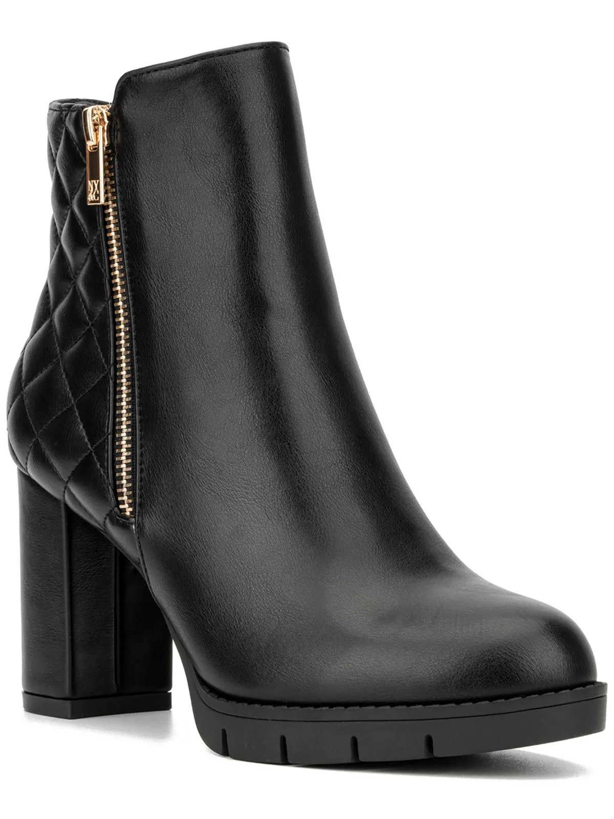 Emmalynn Bootie Womens Zipper Man Made Ankle Boots