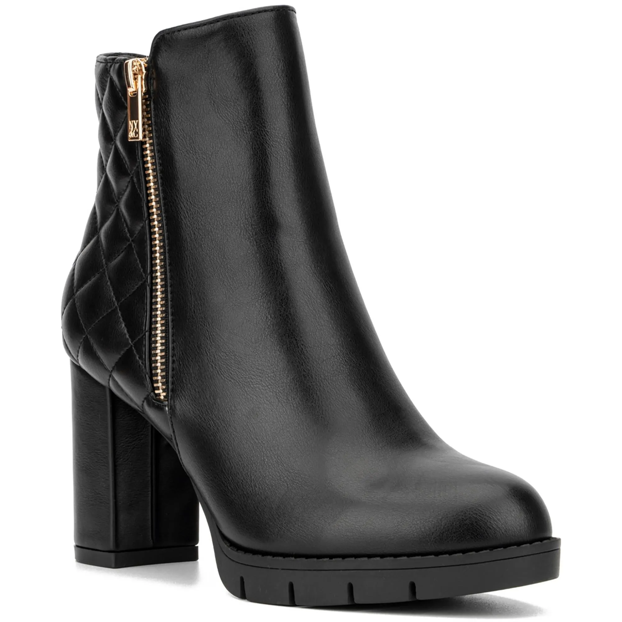 Emmalynn Bootie Womens Zipper Man Made Ankle Boots