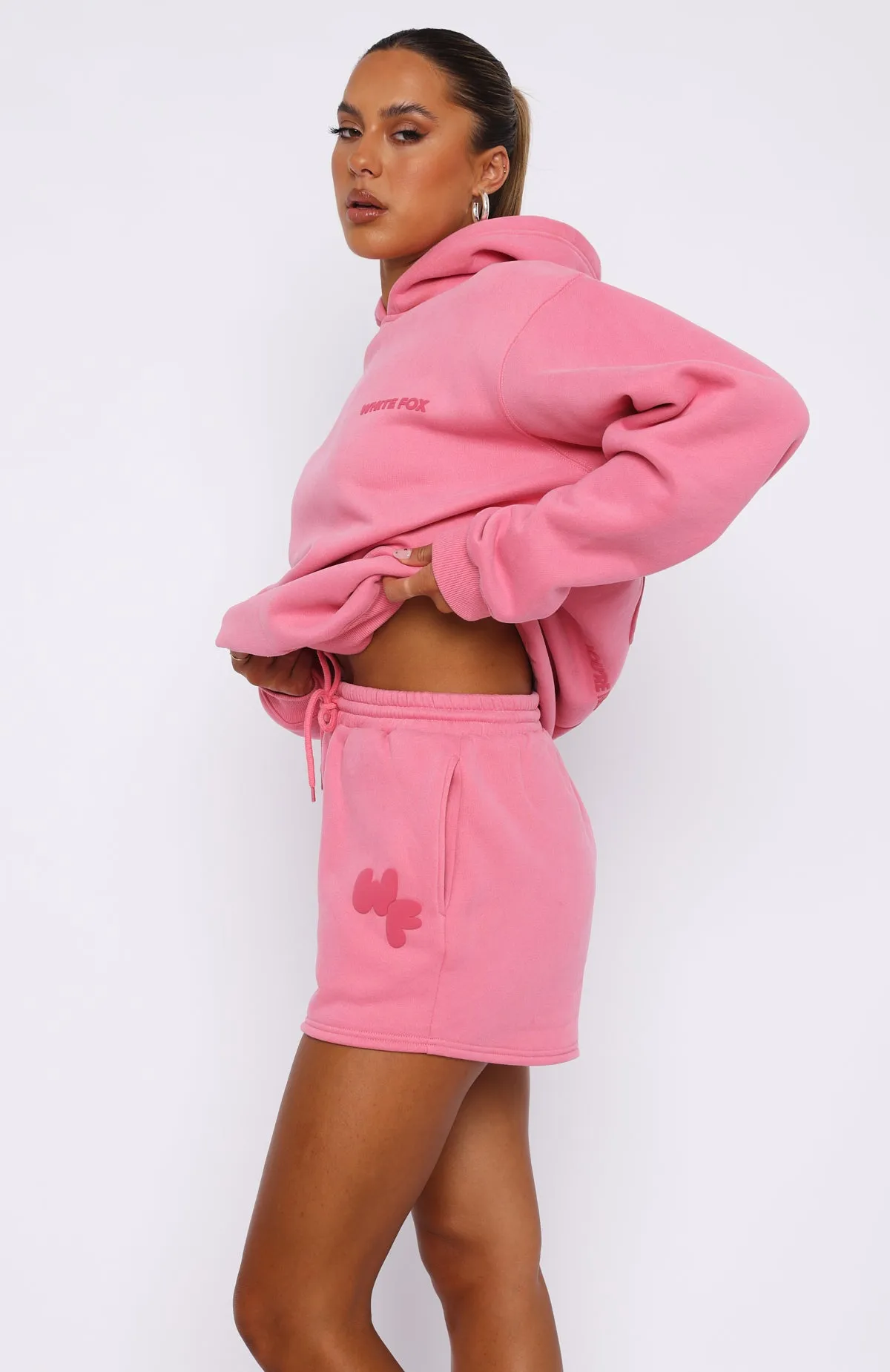 I'm Glad Lounge Shorts Pink