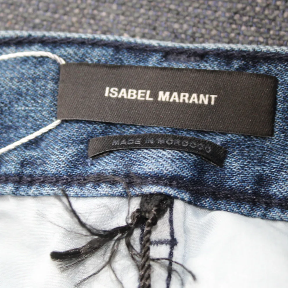 Isabel Marant_Brand New 295 Blue Dilali Crop Jeans XXS/XS