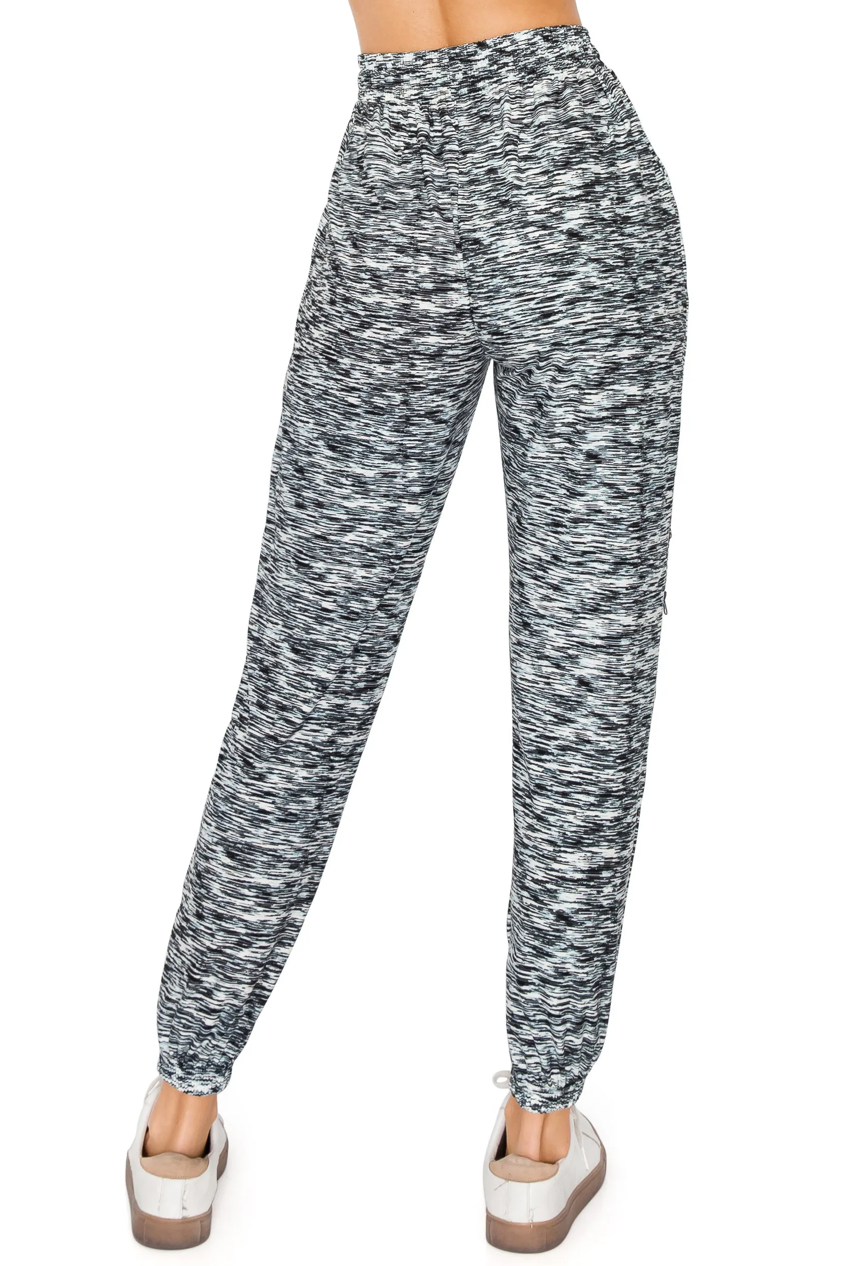 Jogger Sweatpants - Zipper Accent