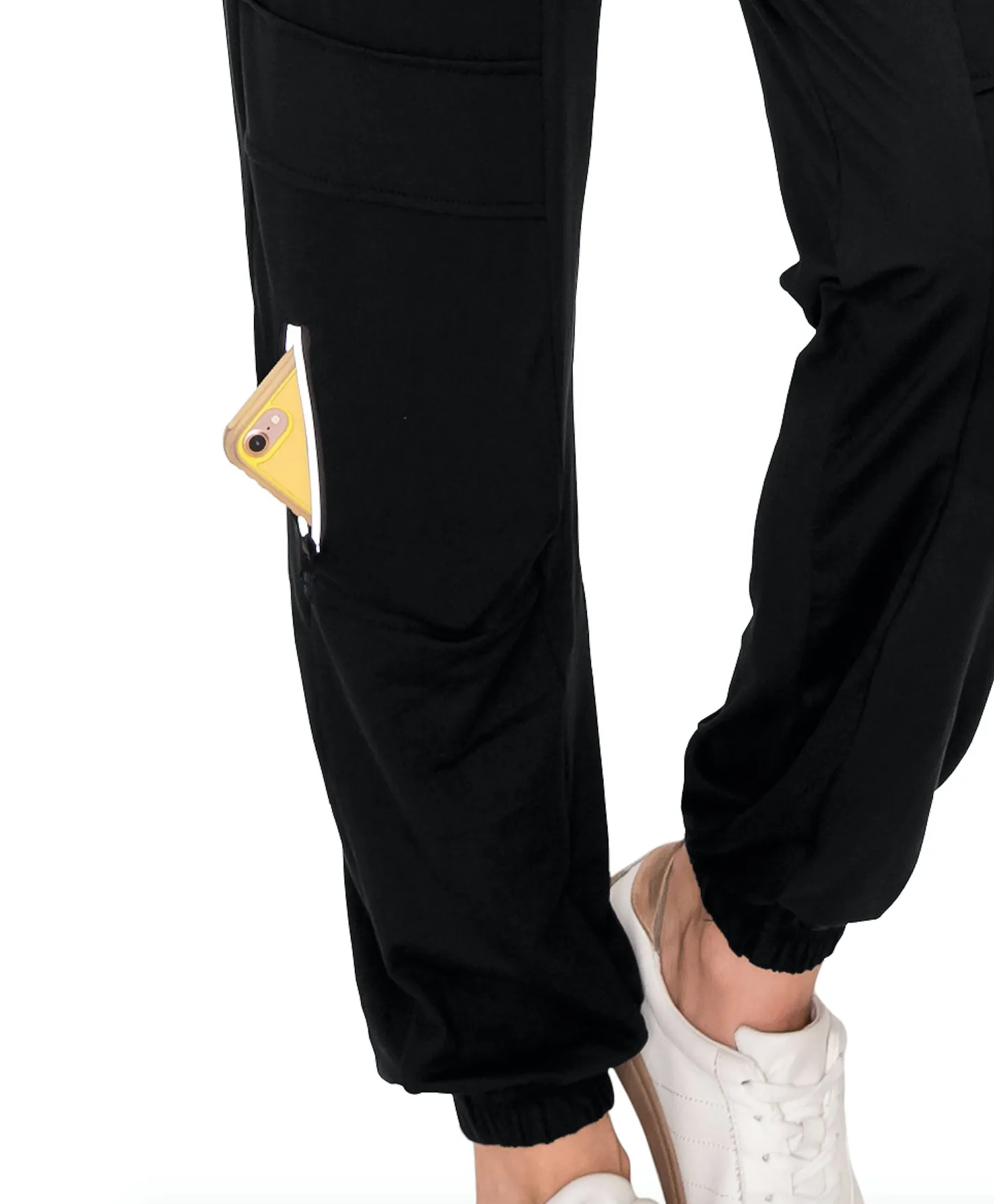 Jogger Sweatpants - Zipper Accent