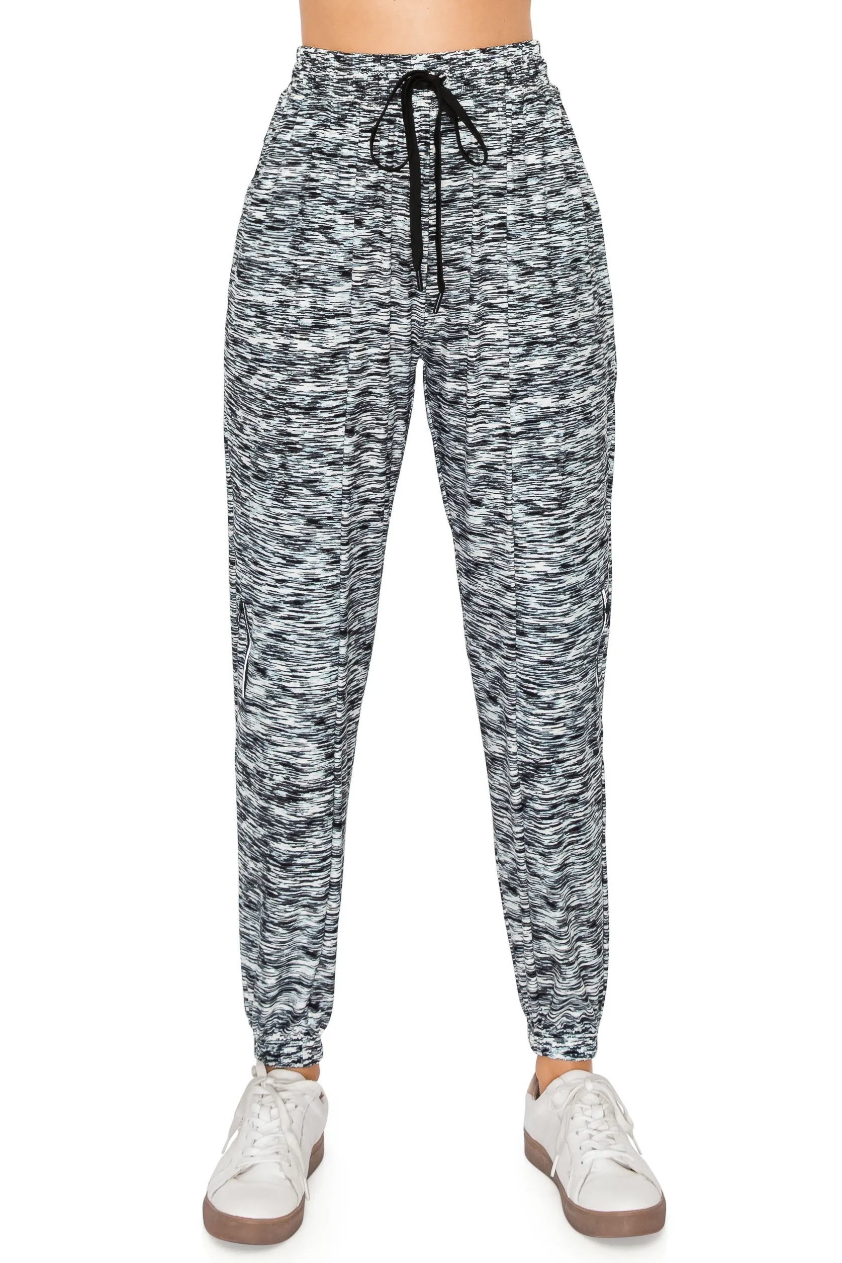 Jogger Sweatpants - Zipper Accent