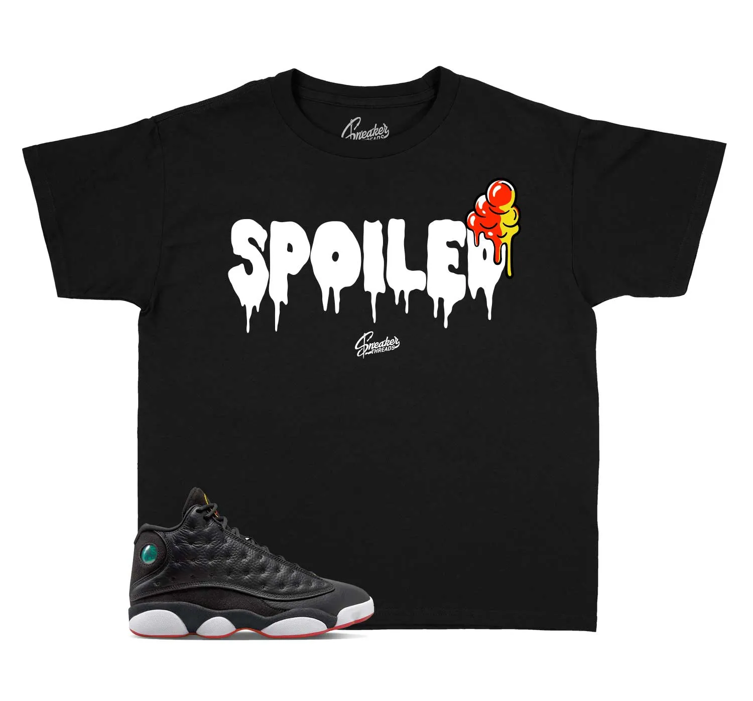 Kids Playoff 13 hirt - Spoiled - Black