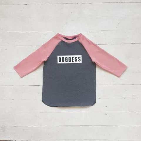 Kid's Rudraksha "Doggess" Baseball Tee |SALE