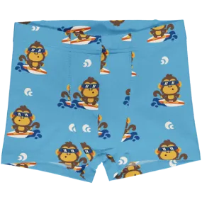 Maxomorra Monkey Organic Cotton Boxer Shorts