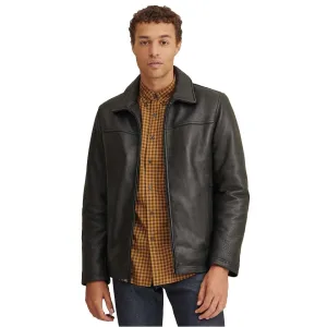 Men's Classic Black Leather Jacket