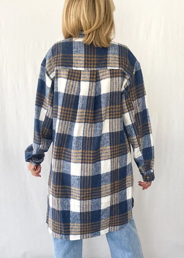 Mikayla Shacket - Blue Plaid