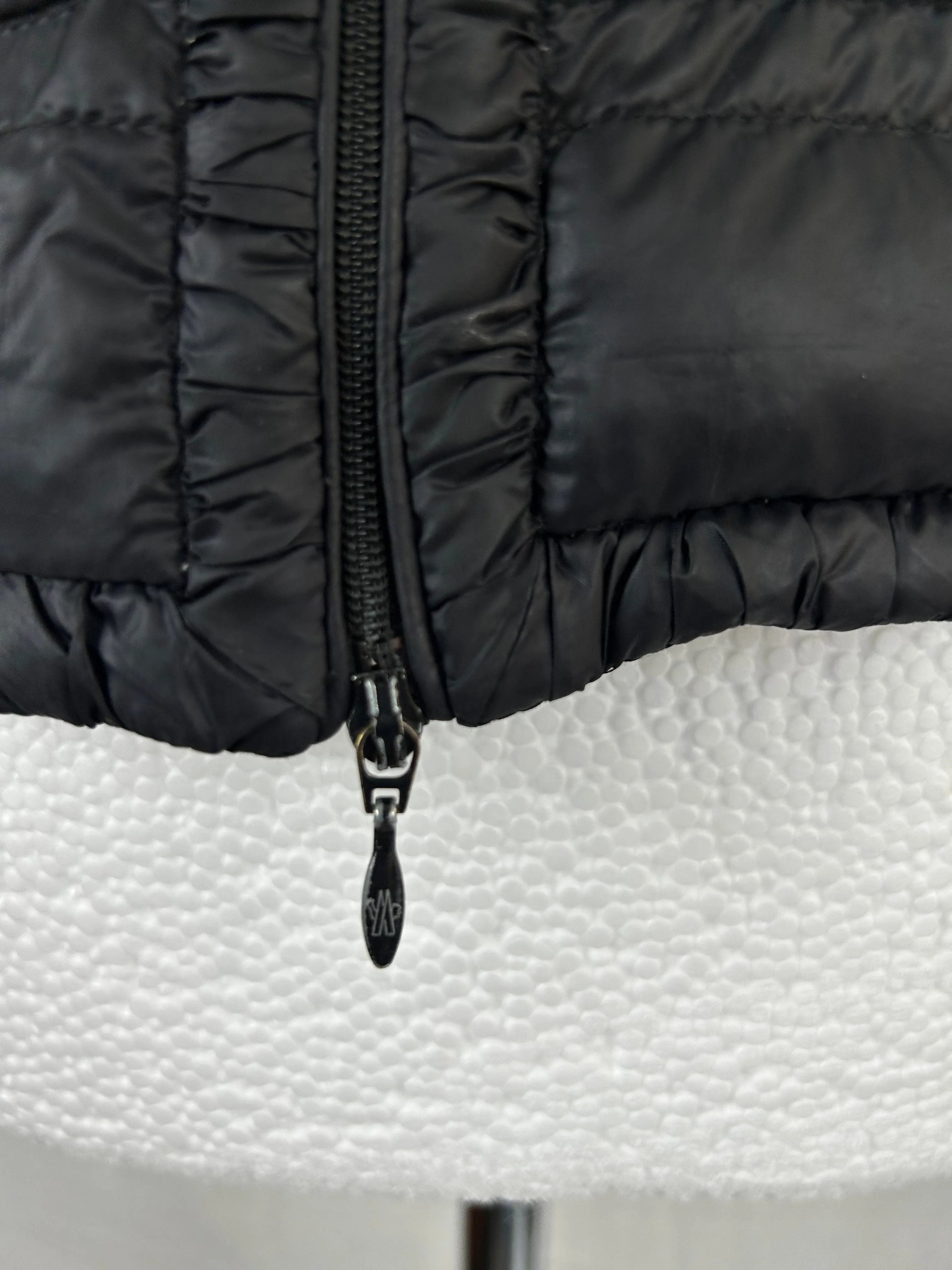 Moncler Black Short Padded Down Jacket S