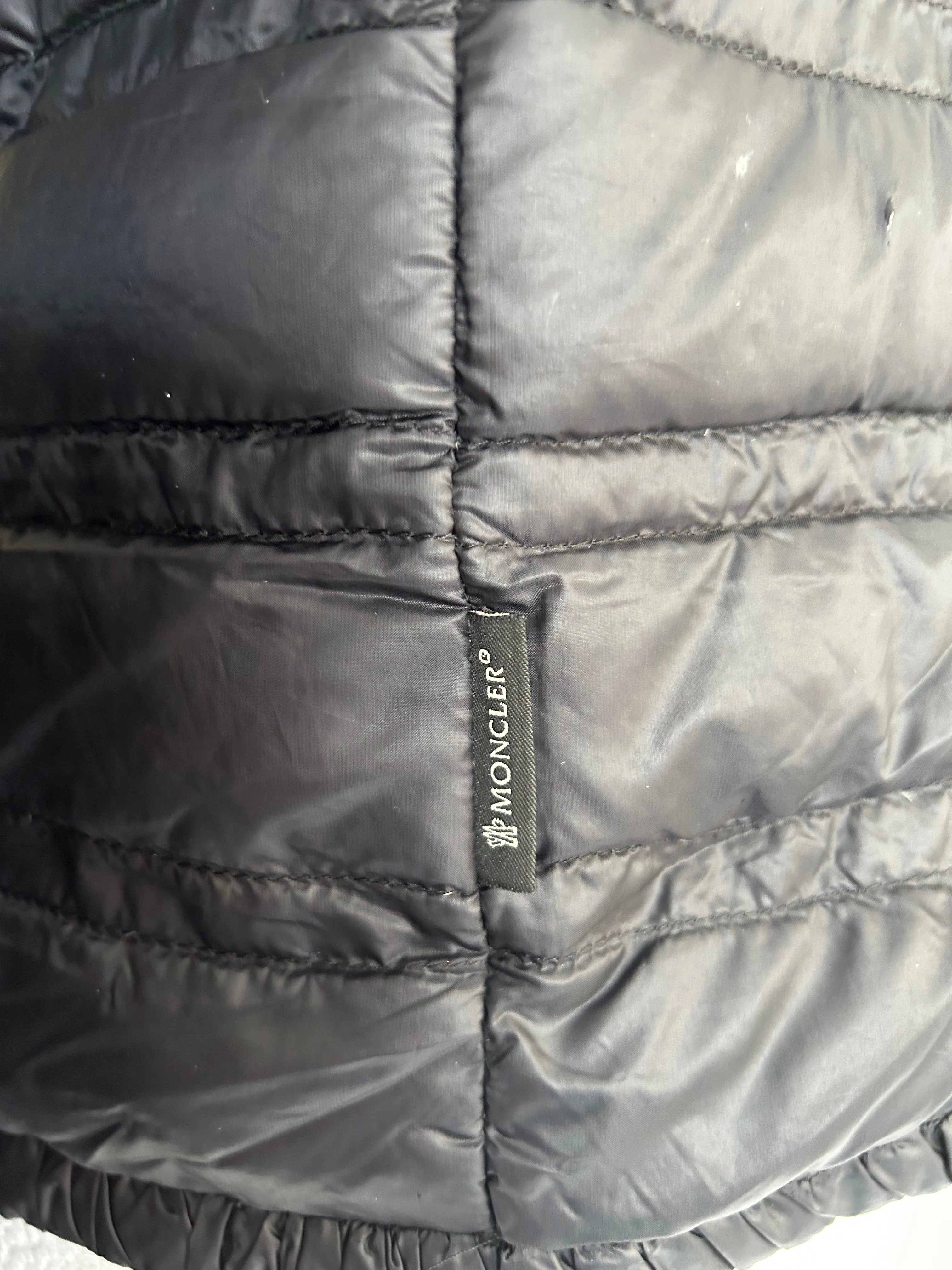 Moncler Black Short Padded Down Jacket S