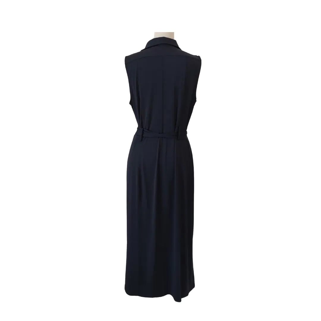 Monsoon Navy Button-down Maxi Dress | Pre Loved |