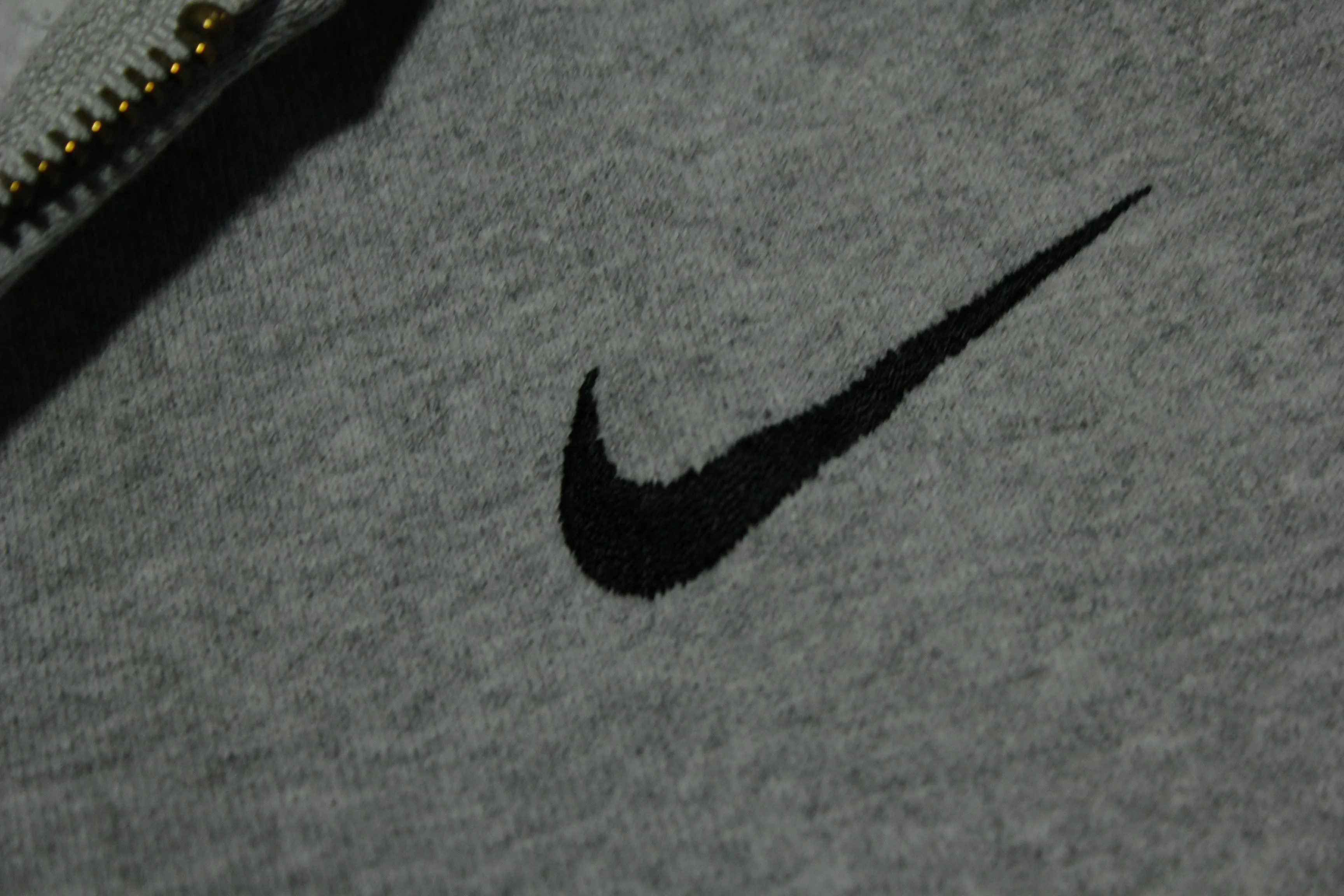 Nike Off Center Swoosh Check Muscle Gym Rocky Hoodie Vintage 90's Sweatshirt