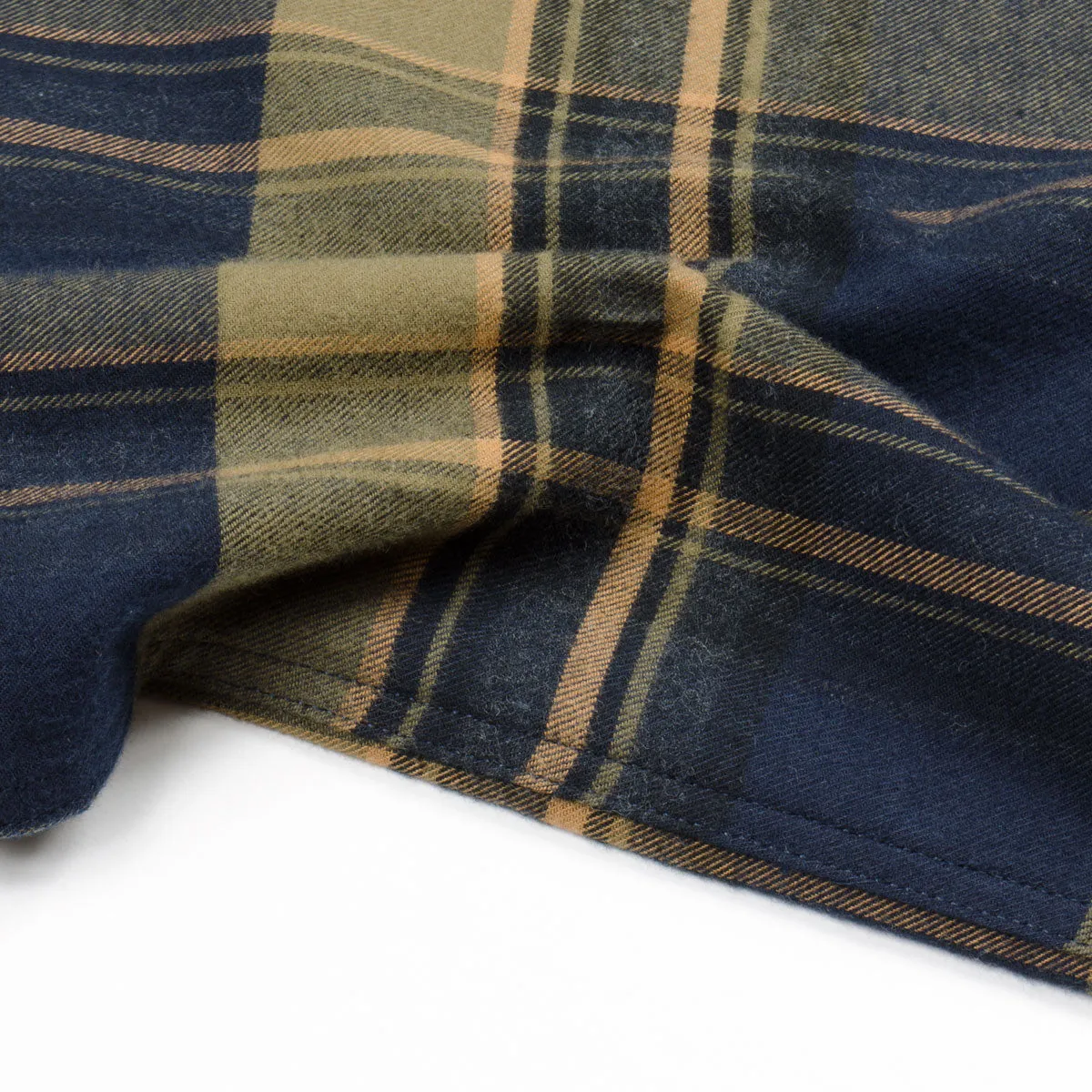 Norse Projects - Anton Brushed Flannel Check Shirt - Ivy Green