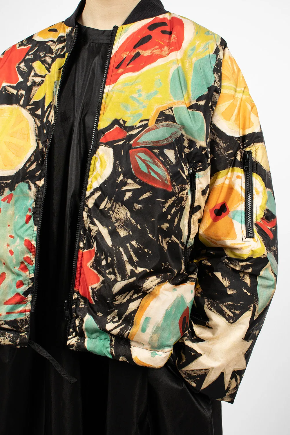 Okay Bomber Fruit Print