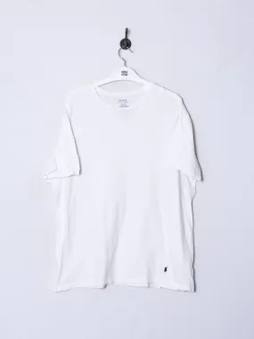 Mens Classic Fit White Cotton T-Shirt by Polo Ralph Lauren - Soft, Comfortable Casual Tee